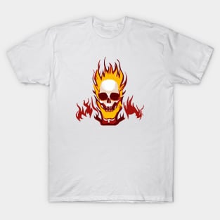 The Fiery Skull T-Shirt